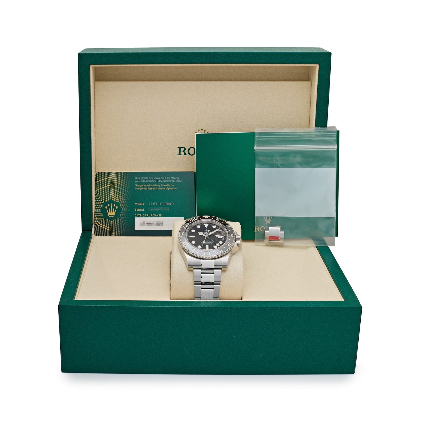 Rolex GMT-Master II 3285 V3 – AAA+ 126710GRNR 'Bruce Wayne' Stainless Steel Black Dial Oyster (2025)