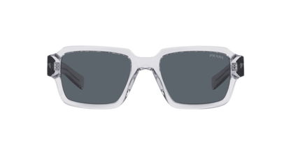 Prada 0PR 02ZS U430A9 Men's Sunglasses - Transparent Grey