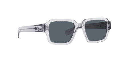 Prada 0PR 02ZS U430A9 Men's Sunglasses - Transparent Grey