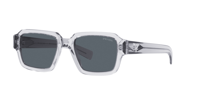 Prada 0PR 02ZS U430A9 Men's Sunglasses - Transparent Grey