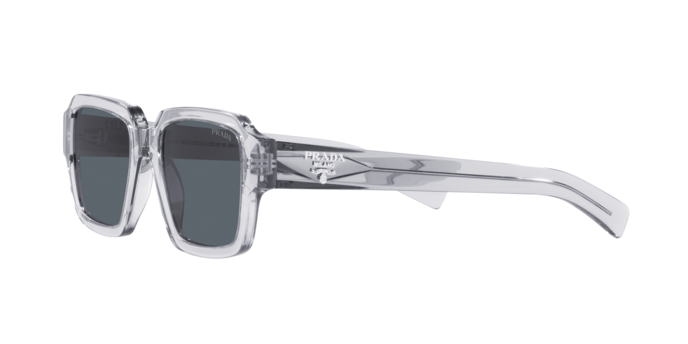 Prada 0PR 02ZS U430A9 Men's Sunglasses - Transparent Grey