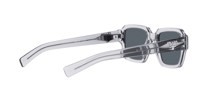 Prada 0PR 02ZS U430A9 Men's Sunglasses - Transparent Grey