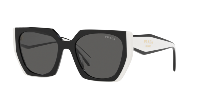 Prada 0PR 15WS Women's Sunglasses - Black Frame, Grey Lenses Sunglasses