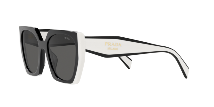 Prada 0PR 15WS Women's Sunglasses - Black Frame, Grey Lenses Sunglasses