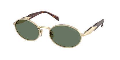 Prada PR 65ZS Women's Sunglasses - Pale Gold & Dark Green