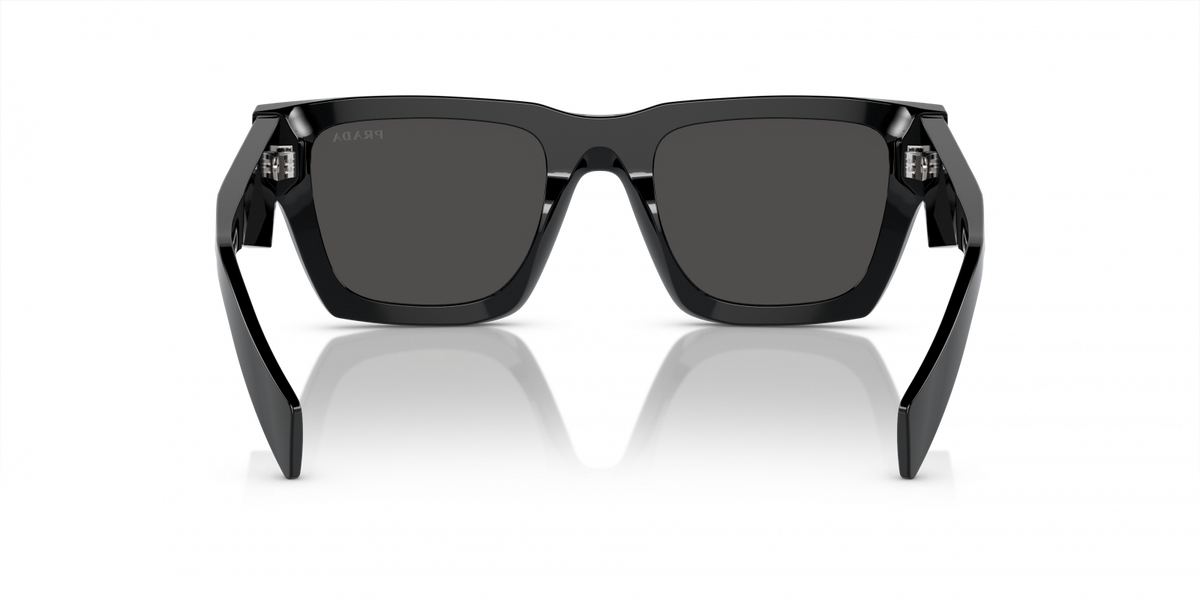 Prada PR A06S 16K08Z Men's Sunglasses - Black Frame, Dark Grey Lenses