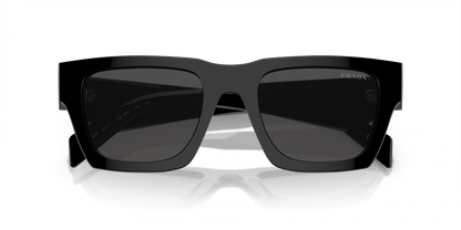 Prada PR A06S 16K08Z Men's Sunglasses - Black Frame, Dark Grey Lenses