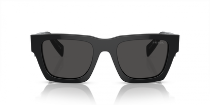 Prada PR A06S 16K08Z Men's Sunglasses - Black Frame, Dark Grey Lenses