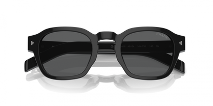 Prada PR A16S 16K731 Men's Sunglasses - Black Frame, Dark Grey Lenses