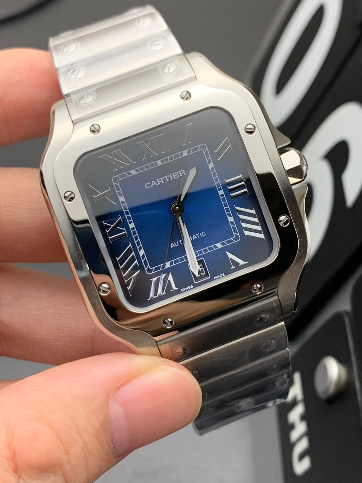 Cartier Santos de Cartier Blue Dial