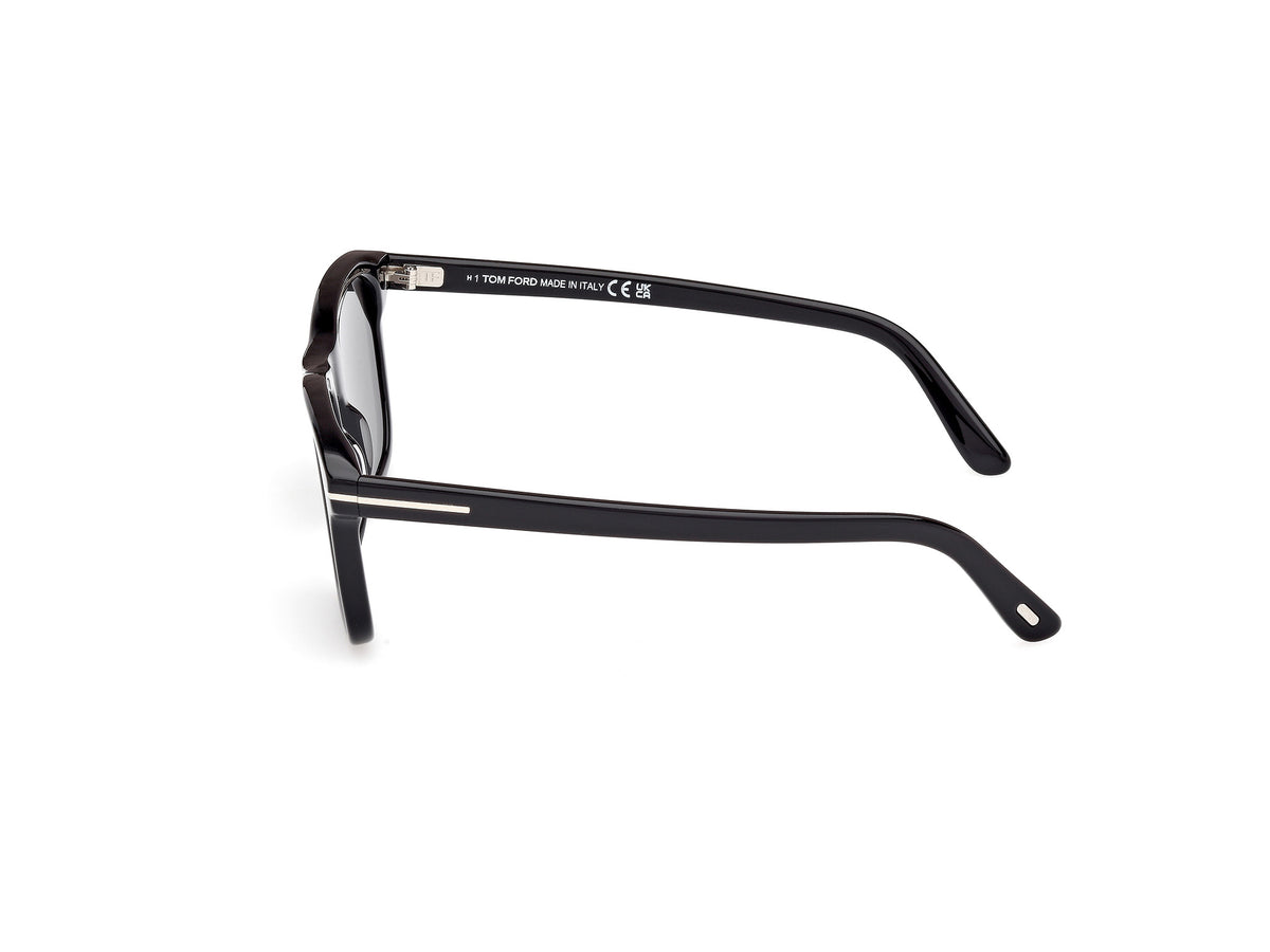 Tom Ford FT1179 01D Barron Sunglasses for Men - Black Sunglasses