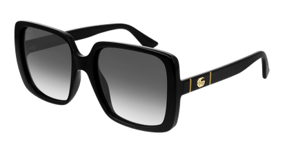 Gucci GG0632S 001 Women's Sunglasses - Black Frame, Grey Lenses Sunglasses