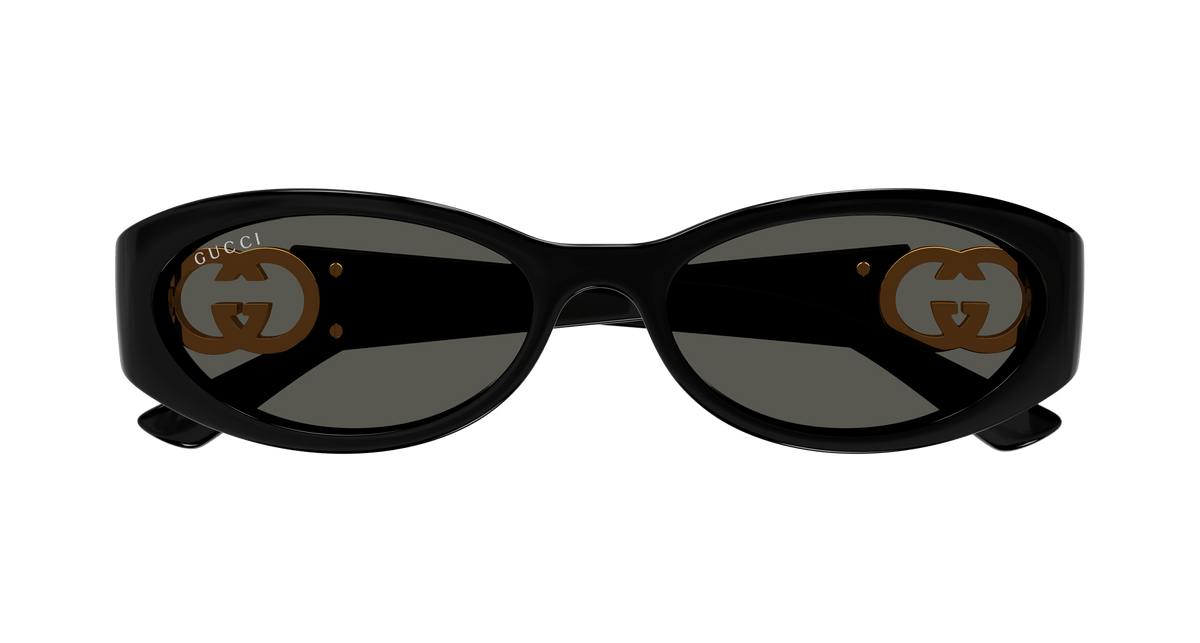 Gucci GG1660S 001 Women's Sunglasses - Black Frame, Grey Lenses