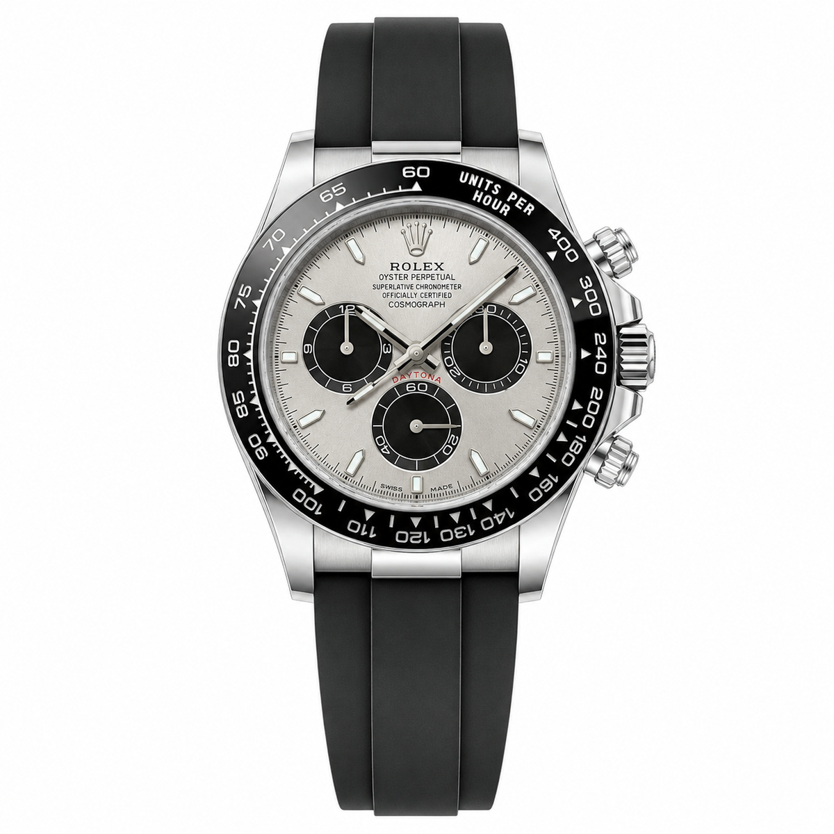 Rolex Daytona 116519LN 'Ghost' White Gold Steel and Bright Black Dial