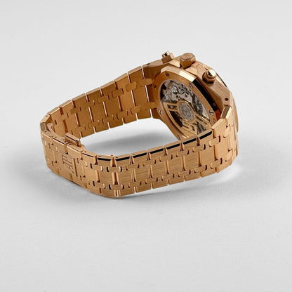 Audemars Piguet Royal Oak AAA+ 26240OR.OO.1320OR.04 Chronograph '50th Anniversary' Rose Gold Khaki Green Dial (2022) Swiss 3285 Movement