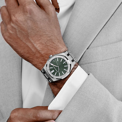 Audemars Piguet Royal Oak 3285 V3 – AAA+ 15510ST.OO.1320ST.09 Stainless Steel Green Dial (2025)