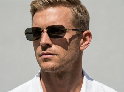 Gucci GG1221S 001 Gold Men's Sunglasses