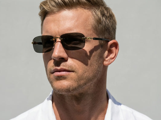 Gucci GG1221S 001 Gold Men's Sunglasses