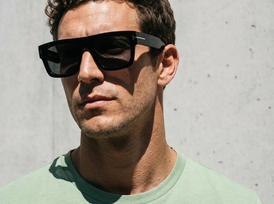 Tom Ford FT0711 01A Fausto Sunglasses for Men - Black