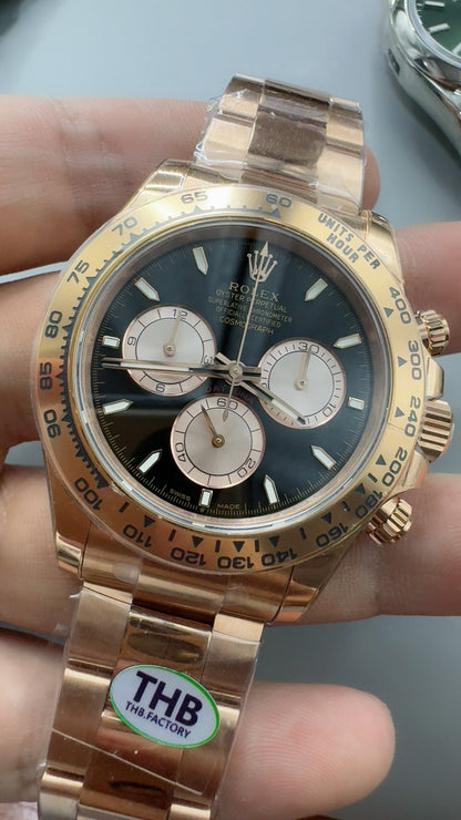 Rolex Daytona 126505 Rose Gold Bright Black Dial (2024)
