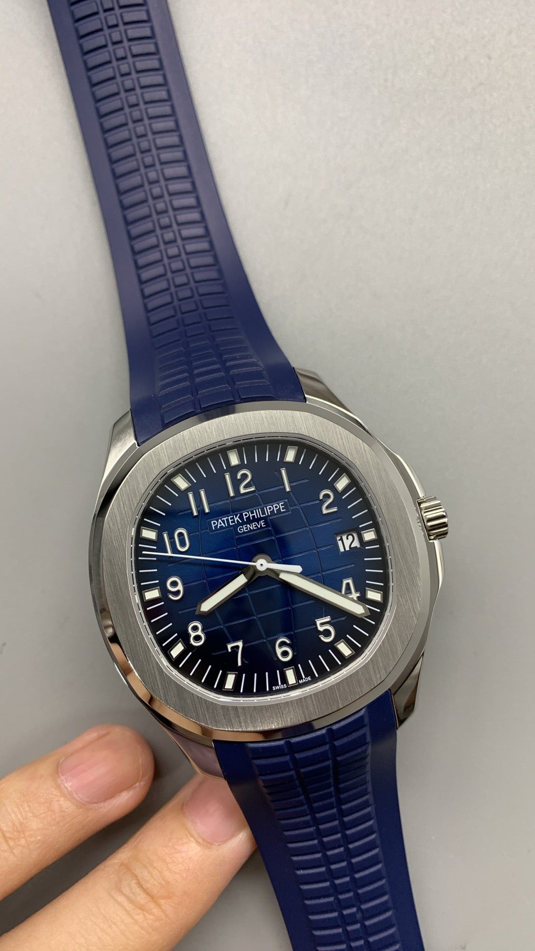Patek Philippe Aquanaut 5168G-001 Blue Dial - BBF SUPER CLONE - 3285 V3