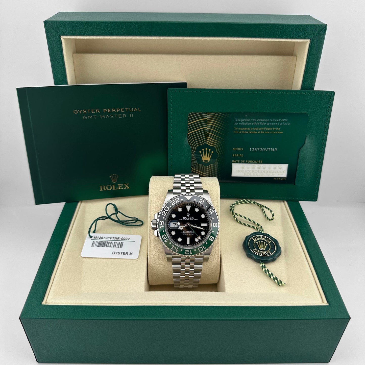Rolex GMT-Master II 3285 V3 – AAA+ 126720VTNR 'Sprite' Lefty Stainless Steel Jubilee (2025)