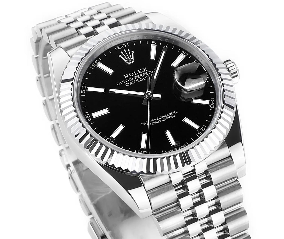 Rolex Datejust 41 126300 Stainless Steel Black Dial Jubilee