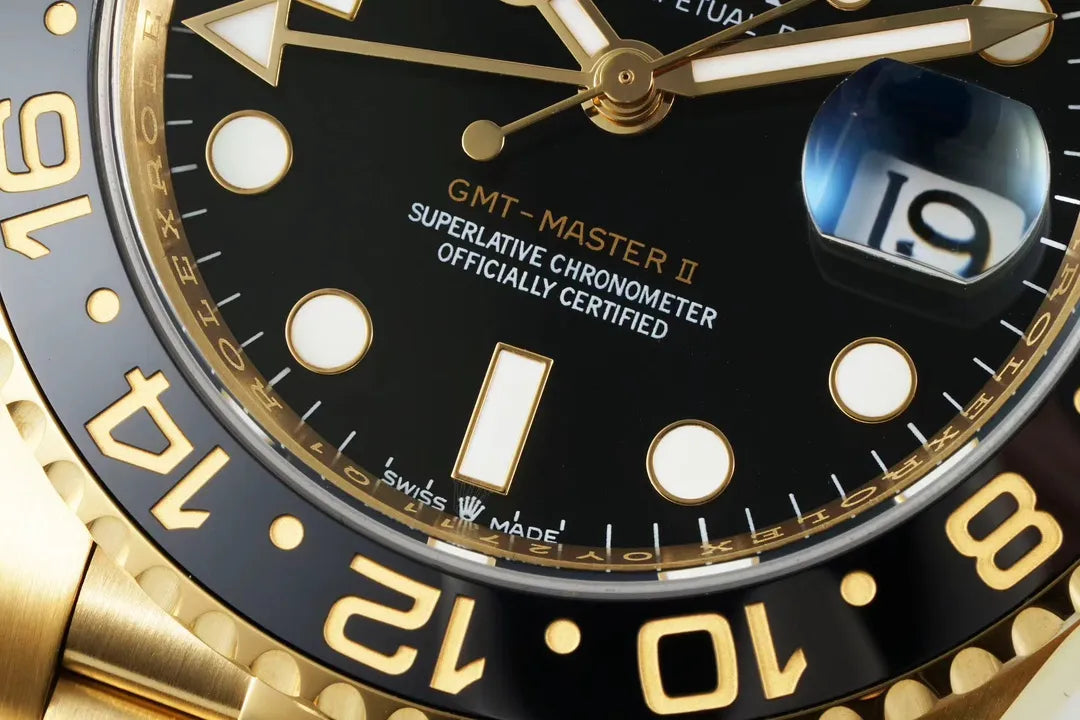 Rolex GMT-Master II 3285 V3 – 126718GRNR Yellow Gold Black Dial Jubilee (2023)